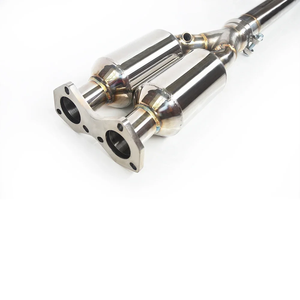 Tuyau d'échappement pour Volkswagen <span class=keywords><strong>Golf</strong></span> R32 MK4 3.2CC 2002-2009, échappement haute performance, installation parfaite, performance de course - Product Image 3