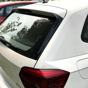 สปอยเลอร์กันชนหลัง Volkswagen สีดำ Piano Black วัสดุ ABS สำหรับตกแต่งด้านข้างและด้านหลัง สำหรับ Polo ปี 2019+ - Product Image 3