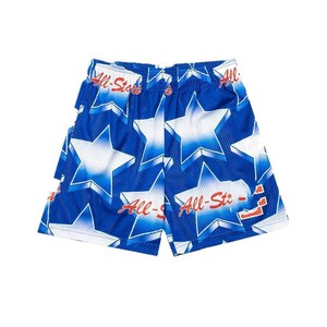 Pantaloncini Sportivi Unisex Stile Americano per Uomo e Donna, <span class=keywords><strong>Shorts</strong></span> Estivi a Tre Quarti, Traspiranti in Rete, Comodi e Lunghi fino al Ginocchio - Product Image 5