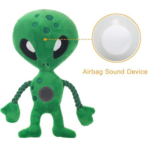 Jouet en peluche couineur pour chien, jouets interactifs pour mâcheurs, jouet en peluche Alien pour chien avec corde, nouveaux jouets durables à mâcher pour animaux de compagnie, fournisseur OEM ODM - Product Image 4