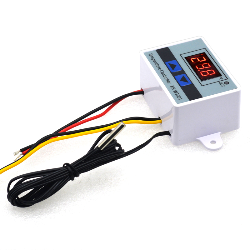 DC 48V W3001 Digital Led Temperature Controller 10a Thermostat Control Switch Probe Xh-w3001 Xh 3 Months 60*45*31mm 10A Relay(图7)