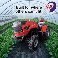 Tractor Optimizado para Invernaderos, Mini de 50-70HP, Perfil Ultrabajo, Apto para Invernaderos de Túnel, Silenciador de Bajo Perfil