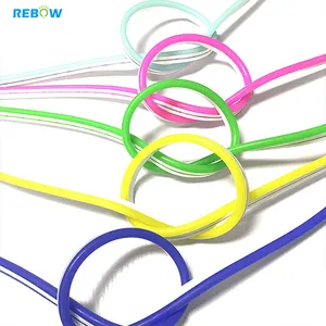 Rebow fabbrica all'ingrosso Ws2811 arancione Led Strip Neon Flex Silicone Neon flessibile per la decorazione del contorno