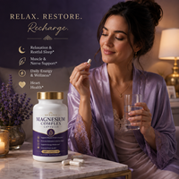 Capsules de complexe de magnésium OEM ODM pour la relaxation musculaire et nerveuse, le soutien du sommeil, marque privée, 60 capsules