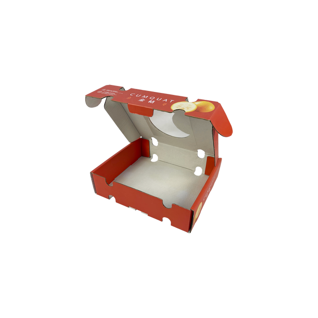 Custom Recycled Corrugated Carton for Fresh Fruits Portable Pineapple Papaya Cherry Export Packing Agriculture Shipping Boxes