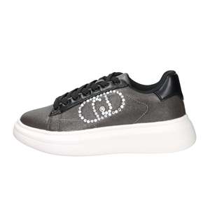 Zapatillas Deportivas para Mujer Liu-Jo, Modelo Babol 01, Color Blanco y Negro, Suela Gruesa, Zapatos de Moda - Product Image 1