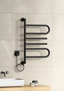 एवनफ्लो फ्लोर स्टैंडिंग तौलिया रैक बाथरूम इलेक्ट्रिक तौलिया रैक सीढ़ी