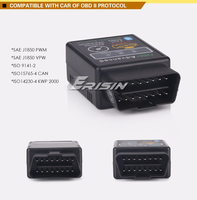 Envío gratuito desde la UE, escáner OBDII Bluetooth súper mini Erisin ES360-1 con caja original