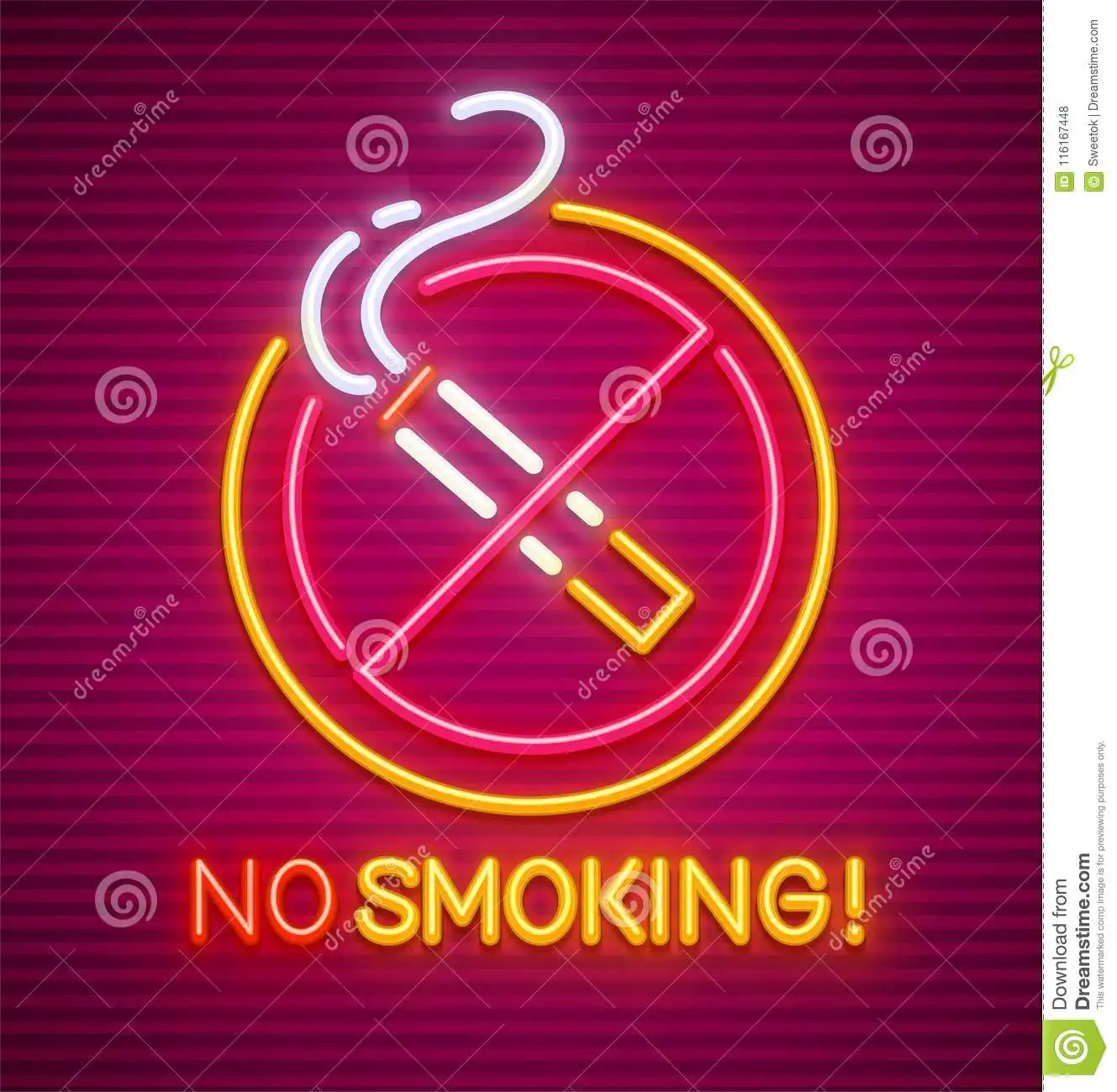 Good vibes only no smoking 12v flex led neon light sign