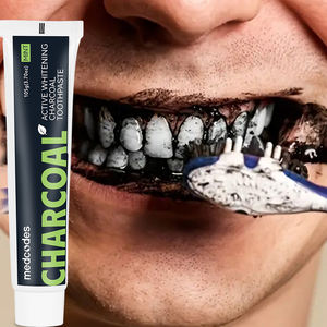 <span class=keywords><strong>Pasta</strong></span> De Dientes De Etiqueta Privada De 3,7 oz, aliento fresco Natural, elimina las manchas, <span class=keywords><strong>pasta</strong></span> De dientes blanqueadora De dientes De carbón De bambú vegano - Product Image 1