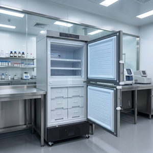 2-8/-10~-25 ℃   Armadio di Stoccaggio Medicale <span class=keywords><strong>a</strong></span> Bassa Temperatura con Doppia Zona e Controllo Digitale della Temperatura, Stile Cassetto - Product Image 1