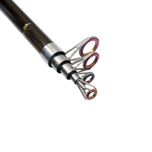 Nuovo arrivo 2.1m-3.6m manico <span class=keywords><strong>in</strong></span> <span class=keywords><strong>legno</strong></span> MH esca 80-100g portatile telescopico mare canna da pesca <span class=keywords><strong>in</strong></span> fibra di carbonio - Product Image 5