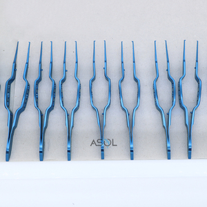 คีมฟันไทเทเนียมขนาด1*2ฟันเครื่องมือผ่าตัดไมโครอุปกรณ์เกี่ยวกับโรคตา4.9นิ้ว - Product Image 5