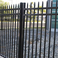 Staalhekwerk paneel poedercoating decoratief metalen hekwerk voor residentiële tuin en gemeenschap