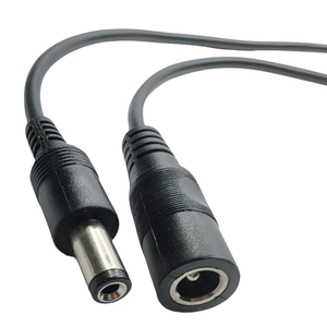 Cable de Extensión Personalizado con Conector DC de 5.5*2.1mm, 400mm, Macho/Hembra, Arnés de Cables para Computadora, Automóvil y Electrónica - Product Image 1