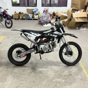 Motocicleta Nueva de <span class=keywords><strong>125cc</strong></span>, 4 Tiempos, con Chasis de Acero, Motocicleta Todoterreno de Gasolina |   Motocicleta de Carreras Todoterreno para Adolescentes/Adultos, Motocross, <span class=keywords><strong>Pit</strong></span> <span class=keywords><strong>Bike</strong></span> - Product Image 3