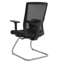 Chaise rigide basique à pied métallique personnalisée, la plus populaire, fauteuil, sillas de cliente, oficina