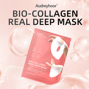 Audreyhoor Female Whitening Bio Collagen Face Mask Real Deep Moisturizing Hydrating Overnight Sleeping <strong>Sheet</strong> - Product Image 4