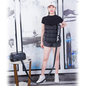 Masseur de jambes à compression d'air portable rechargeable pour la récupération sportive et la relaxation, avec 6 chambres, en vente, noir - Product Image 6