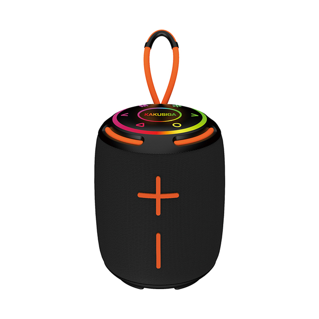 KAKUSIGA Factory Direct|wireless Speaker with LED Lights IPX6 Waterproof for Outdoor,Party,Travel 10W Surround Sound, TF/USB/FM