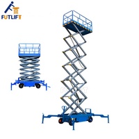 FUTLIFT – Plateforme élévatrice mobile télescopique électrique à ciseaux, mini-nacelle hydraulique, capacité 2000 kg, plateforme 18 m – Excellent rapport qualité-prix