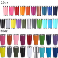 Thermos personnalisé de 30 oz à double paroi en acier inoxydable 18/8 Tasse à café thermos sous vide pour boissons froides