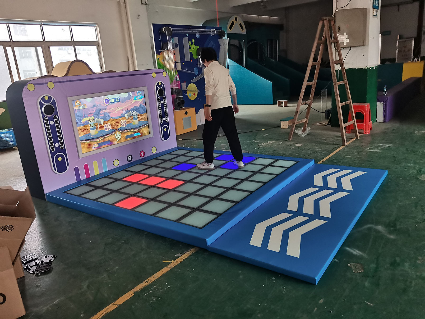 55 pulgadas pantalla 8x8 Kit de fiesta de baile