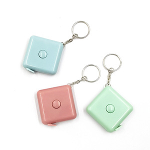 Mini cinta métrica cuadrada de estilo escandinavo de 1.5 metros para estudiantes, perfecta para medir el busto, la cintura y la ropa. - Product Image 5
