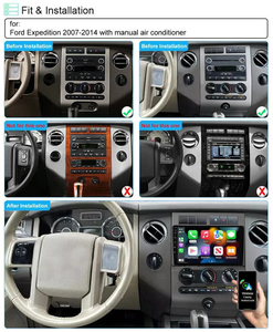 Android 12 đài phát thanh xe GPS navigation DVD Player stereo đa phương tiện hệ thống âm thanh cho <span class=keywords><strong>Ford</strong></span> Expedition 2006-2017 với Carplay DSP AM - Product Image 3