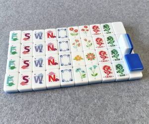 <span class=keywords><strong>Juego</strong></span> de Mahjong Americano de Lujo Portátil, Diseño Moderno, Materiales Duraderos, 160 Piezas, Apto para Juegos de Adultos, Venta al Por Mayor - Product Image 3