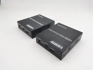 1080P HDMI Extender 120M HdmiถึงRJ45 Extenderผ่านอีเธอร์เน็ตLANสัญญาณIPพร้อมCat5e/Cat6 ควบคุมIR 1080P@60HzความละเอียดHDTV