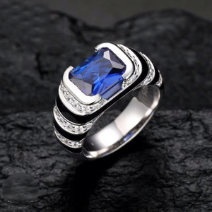 Bague Hip Hop pour Homme en Argent Sterling 925 Plaqué Or 18 carats avec Diamant Certifié IGI, Bijou de Luxe Moderne et Tendance, Pierre Brillante Minimaliste - Product Image 2