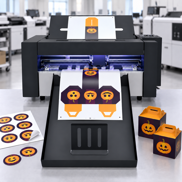 Purcell WiFi Industrial Auto Feed Die Cutting Machine Zd350 Ultra Double Head A3+ Cutting Creasing Label Sticker Cutter Plotter