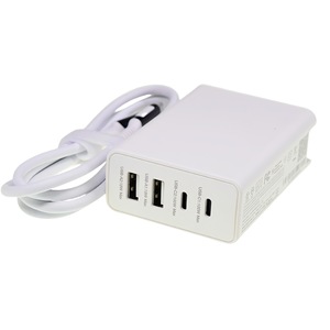 Mean Well NGE100U 100W 4-Port USB GaN Fast <b>Charger</b> With Cable For Laptop - Product Image 3