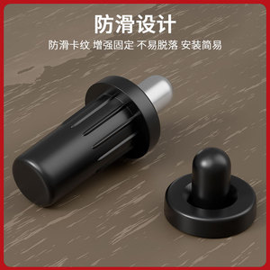 Charnière de meuble à axe central pivotant, grande tête en fer, petite tête en plastique, fixation en surface, design minimaliste, durable - Product Image 4