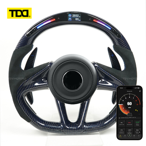 พวงมาลัย TDD LED สำหรับ McLaren พร้อมคาร์บอนไฟเบอร์สีน้ำเงิน - Product Image 2