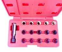 Meilleure vente, robinet à vis de bougie d'allumage de 14mm 16 pièces m14 * 1.25 outil de réparation de filetage de bougie d'allumage