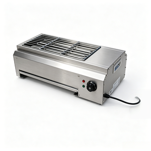 Barbecue Électrique Sans Fumée pour Usage Domestique et Commercial 110V/220V en Acier Inoxydable avec Contrôle par Thermostat - Product Image 6