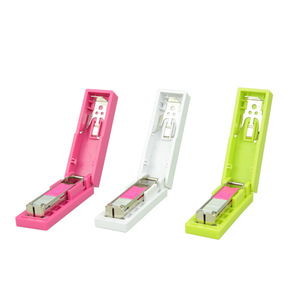 Chất Lượng Cao Cơ Bản Phong Cách Văn Phòng <span class=keywords><strong>Stapler</strong></span> Của Nhãn Hiệu Tùy Chỉnh Hộp Logo Mini Giấy <span class=keywords><strong>Stapler</strong></span> - Product Image 2