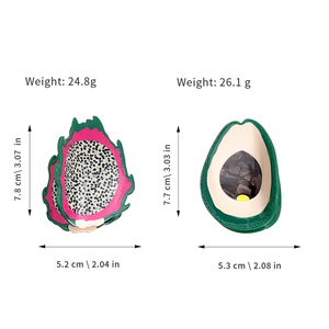 Nouvelle pince à <span class=keywords><strong>cheveux</strong></span> personnalisée en forme de fruit du dragon en acétate pour femme, accessoire amusant pour célébrités - Product Image 2