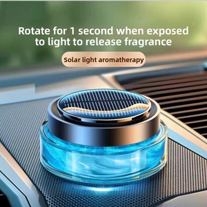 CREST Moderno Ambientador de Coche con Energía Solar y Cristal, Perfume de Arena Fluida, Fragancia Ligera de Larga Duración, Antibacteriano - Product Image 3