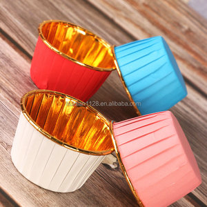 Feuille d'aluminium Cupcake Muffin Liner Papier de cuisson jetable Ramekin Holders Little Pudding Cups for Cake Tools - Product Image 3