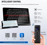 NEEWER X17 Téléprompteur portable pour diffusion en direct avec contrôle par application, compatible téléphone portable, tablette et appareil photo reflex 17 pouces