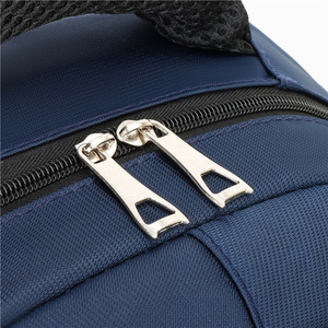 <b>Student</b> <b>Backpack</b> 15 Inches Blue Solid Color With Interior Zipper Pocket For School Education Boys - Product Image 3