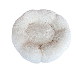 Cama para perro y gato, cómoda y redonda de calabaza, capucha extraíble de felpa esponjosa personalizada - Product Image 5