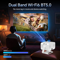 Nouveaux projecteurs publicitaires extérieurs C660 LCD Android 14.0, projecteurs intelligents Android mobiles 1080p, projecteurs mini LED 4k