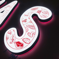 Panneau de conception de logo panneaux de signalisation de lettres de canal rétro-éclairés panneaux de signalisation LED lettres 3D panneaux de signalisation LED rétro-éclairés