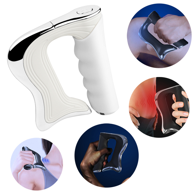 Electric Fascia Knife Multifunctional Massage Tool 3 Levels Professional Vibration Muscle Scraper Tool Instant Muscle Relaxation