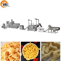 Machine automatique de fabrication de snacks de maïs frits ligne de production de snacks frits machines de traitement de chips clairons