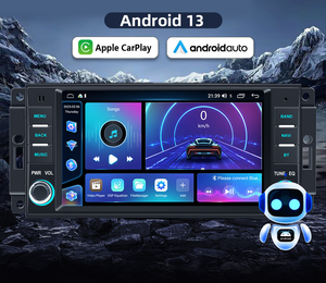 Écran tactile de 7 pouces Navigation GPS Android Auto Stereo Radio Carplay pour lecteur <span class=keywords><strong>DVD</strong></span> aide à l'inversion pour Jeep - Product Image 3